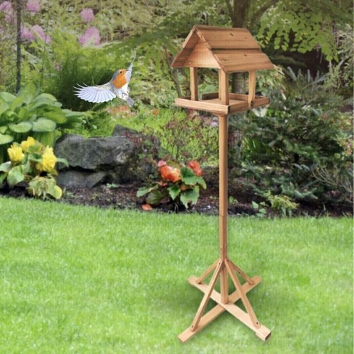 Wooden bird feeder - feeder, table