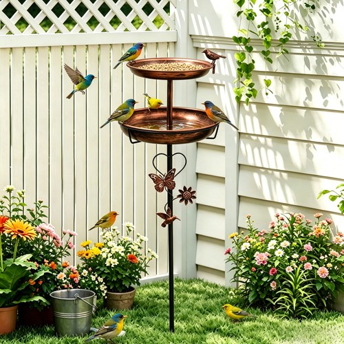Tall metal bird - 46",