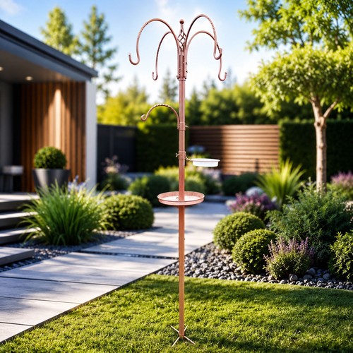 Metal bird feeding - metal, station