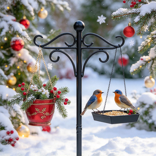 Bird feeder pole stand 239 - feeder, cm