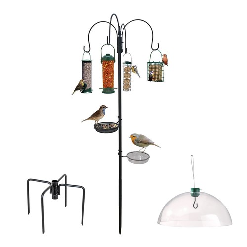 Metal bird feeding station - metal,