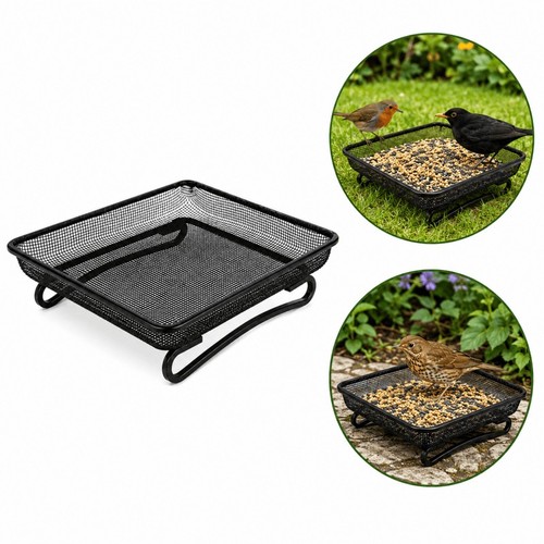Ground bird feeder tray - feeder, with