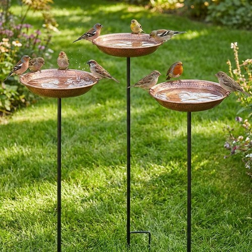 Metal bird feeding station - metal,