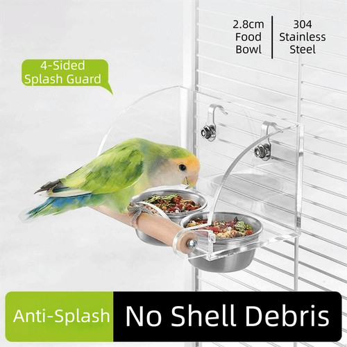 Bird feeder anti spill - feeder,