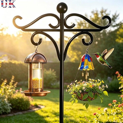 Shepherd hook metal bird - shepherd,