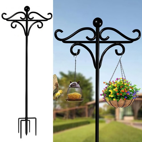 Heavy duty bird feeder pole - heavy,