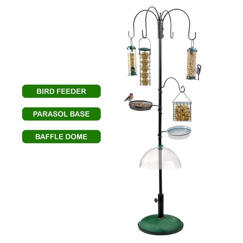 Metal bird feeding station - station, 4