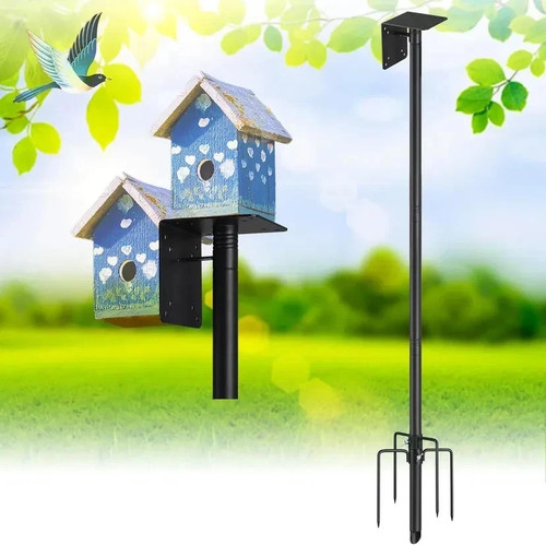 Bird feeder pole mount - feeder,