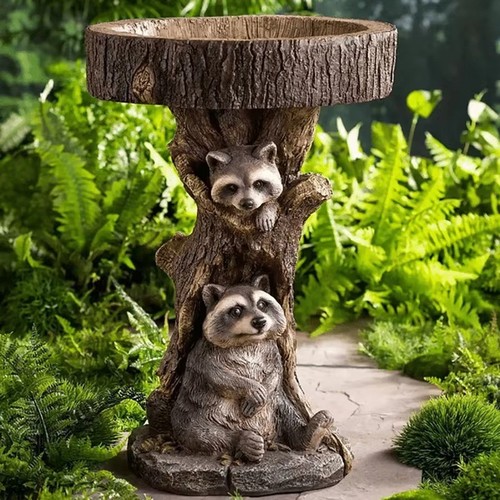 Bird bath feeder - &, pedestal